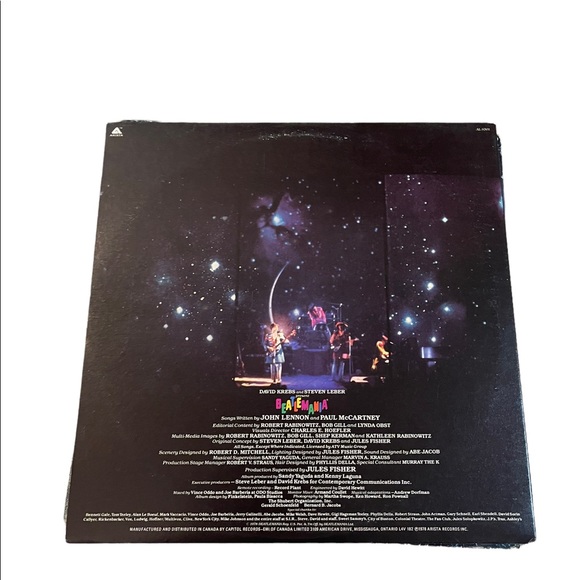 BEATLEMANIA RECORDED LIVE at WINTER GARDEN THEATER ARISTA 1978 LP Record Album - Picture 2 of 4